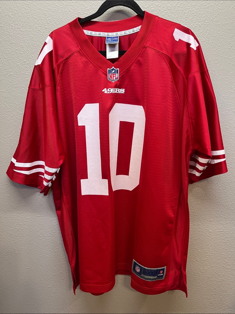 NFL jersey San Francisco 49ers #10 size XL